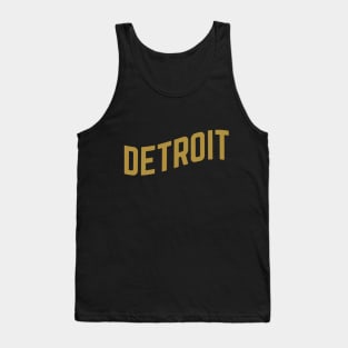 Detroit City Typography Tank Top